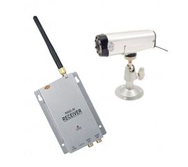Комплект из беспроводной автономной камеры с аккумулятором С-501 на 2.4 Ghz + приёмник видеосигнала (на выбор), дальностью до 250 метров (модель CRP-501 kit), фото 1