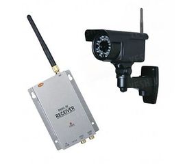 Комплект из беспроводной уличной камеры LIE30 на 2.4 Ghz + приёмник видеосигнала (на выбор), дальностью до 700 метров (модель LIE30W kit), фото 1