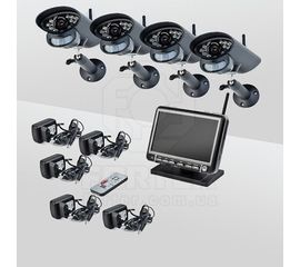 Комплект беспроводного видеонаблюдения Smartwave WDK-S01х4 KIT, фото 1