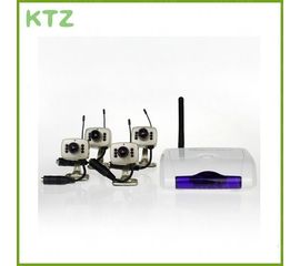 4-х камерная охранная система беспроводного видеонаблюдения на 2.4 Ghz (модель WhiteBox-W), фото 1