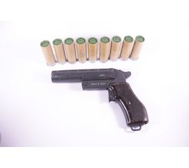 Сигнальный пистолет (ракетница) СПШ-44 Чехия + 9 осветителей, фото 1