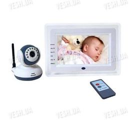 Цифровая беспроводная ВИДЕОНЯНЯ с кодировкой видеосигнала, 7-дюймовым LCD дисплеем и 2-х сторонней аудиосвязью дальностью до 100 метров (модель BM-701), фото 1