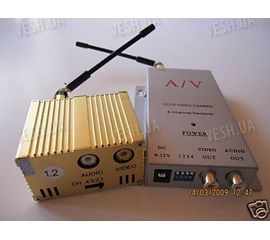 4-х канальный 3 W комплект беспроводной передачи видео на частоте 1.2 Ghz на расстояние до 2000 метров (ТХ 3000 А), фото 1