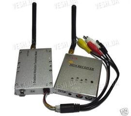 4-х канальный мощный 4.5 W комплект беспроводной передачи видео на частоте 2.4 Ghz на расстояние до 2500 метров (модель СХ 4500 А), фото 1