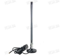 Всенаправленная стекловолоконная антенна 9dBi на 1.2 Ghz c 3-мя метрами кабеля с SMA разьёмом для беспроводных камер на 1.2 Ghz (модель Fiber-9), фото 1