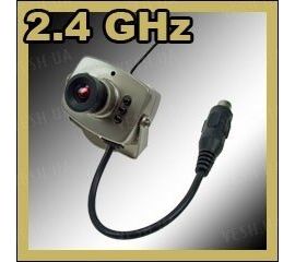 Аналоговая беспроводная МИНИ камера со звуком  2.4 Ghz с дальностью передачи до 250 метров (модель BR-208 BA), фото 1