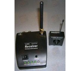 Беспроводный Hi-Res комплект видеонаблюдения камера (Sharp/ Sony) - ресивер (2.4 Ггц), фото 1