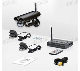 Беспроводная цифровая система видеонаблюдения с защитой от перехвата видеосигнала (Danrou KCR-6324DR), фото 1