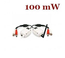 Одноканальный 2.4 Ghz 100 mW комплект беспроводной передачи видео сигнала на расстояние до 250 метров для преобразования проводных камер в беспроводные (мод. WRC816-TX800L), фото 1