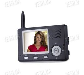 Цифровой беспроводный 2.4 Ghz цветной видео домофон с 3.5 TFT дисплеем с шифрованием сигнала и памятью на 100 фотографий с дальностью передачи сигнала до 250 метров (модель CS335K), фото 1