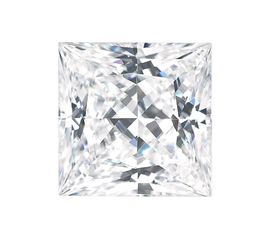 Муассанит Charles &amp; Colvard Forever One 0.90CTW огранка Princess Исключительно белый DEF, фото 1