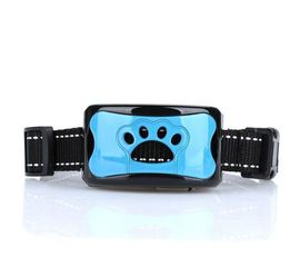 Ошейник антилай ультразвуковой вибрационный для маленьких собак Pecute Y-7, голубой, фото 1