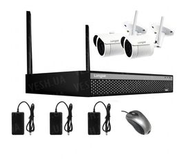 Беспроводная система видеонаблюдения WIFI на 2 камеры Longse WIFI 3604-5Mp Kit 2, 300 метров, 5 Мп, Quad HD, фото 1