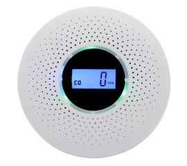 Комбинированный датчик угарного газа + датчик дыма с сиреной 2 в 1 JKD 512COM, фото 1