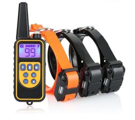 Электроошейник для собак дрессировочный Pet DTC-800 с 3-мя ошейниками для 3-х собак, фото 1