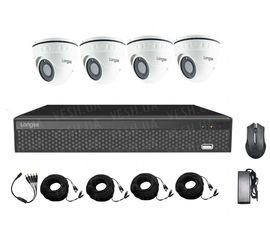 Готовый комплект видеонаблюдения на 4 камеры 5 Мп  Longse XVR2004HD4P500, Quad HD, фото 1
