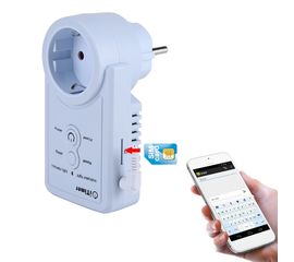 GSM розетка с датчиком температуры c дистанционным управлением через СМС iTimer, фото 1