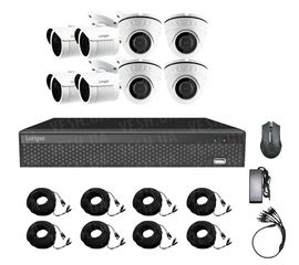 Комплект видеонаблюдения для дома на 8 камер Longse XVR2108HD4M4P500 kit, 5 Мп, Quad HD, фото 1