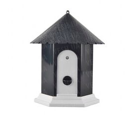 Ультразвуковой антилай скворечник для улицы Pet СSB10 c датчиком лая, коричневый, фото 1