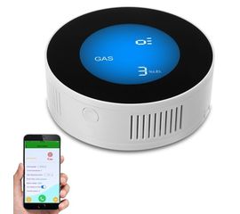 Умный датчик утечки газа WiFi с сиреной Yobang Security GS-85 wifi + Iphone&amp;Android App, фото 1