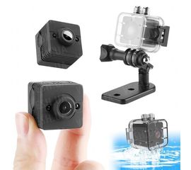 Водонепроницаемая камера - видеорегистратор SQ12, FullHD 1080P, 2 Мп, 80 минут записи, фото 1