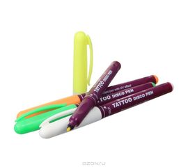 Набор маркеров &quot;Tattoo Disco&quot; для временной светящейся татуировки, фото 1