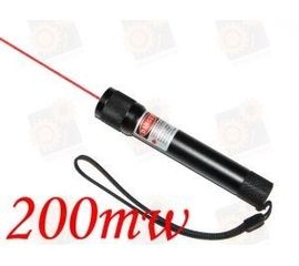 Мощная 200мВт красная указка (Прожигает + видимость луча ночью) + 2 Аккумулятора CR2 600мАч, фото 1