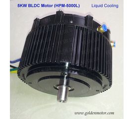 Электромотор BLDC HPM 5000B водяное охлаждение GoldenMotor, фото 1