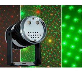 Компактный лазерный проектор 50мВт Красный + 50мВт Зеленый лазер, фото 1