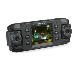 Недорогой 2-х камерный автомобильный видеорегистратор с разрешением 1280х420@30fps, 2х дюймовым LCD монитором и G-сенсором (мод. DM-800), фото 1