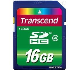 SD карта памяти Transcend SDHC 16 GB Class 4, фото 1