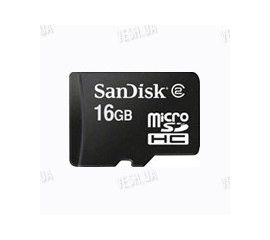 Микро SD карта памяти на 16 Gb Class 4, фото 1