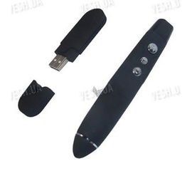 Беспроводная USB электронная лазерная указка для проведения мультимедийных презентаций, фото 1