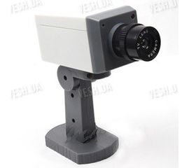 Муляж камеры, фальшивая камера видеонаблюдения (на подставке), фото 1