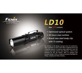 Фонарь Fenix LD10 Cree XR-E LED (Q5), фото 1