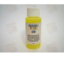 Чернила легко видимые при обычном освещении, светится желтым в UV (УФ - Ультрафиолетовом свете), фото 1