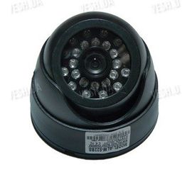 Цветная купольная видеокамера c ИК подсветкой, 1/3 SONY, 420 TVL, 0 lux (модель 522 CS), фото 1