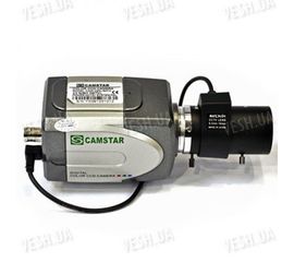 Черно-белая видеокамера в корпусе &quot;под объектив&quot; 1/3 SONY, 480 TVL, 0,1 LUX, AWB, BLC (модель 220 BS-2), фото 1