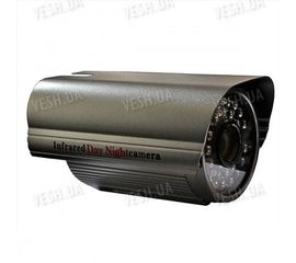 Цветная уличная (наружная) видеокамера с IR подсветкой до 40 метров, 1/3 SONY, 420 TVL, 0 LUX, f=8mm (модель 611), фото 1