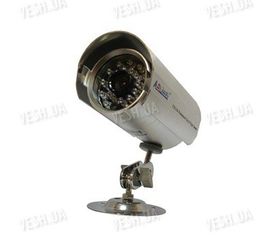 Чёрно-белая уличная (наружная) видеокамера с IR подсветкой до 20 метров, 1/3 Sony, 420 TVL, 0 LUX (модель 860 BS-1), фото 1