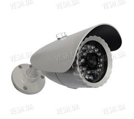 Цветная уличная (наружная) видеокамера с IR подсветкой до 20 метров, 1/3 Sony, 420 TVL, 0 LUX, кронштейн 3D (модель 817 Q), фото 1