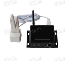 Беспроводный сетевой видео IP сервер для трансляции в интернет видео со звуком с любых камер с Wi-Fi модулем в комплекте (модель NC6200W), фото 1