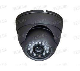 Наружная купольная  CCTV цветная охранная камера видеонаблюдения LG 1/3, 420TVL, 0,1 LUX, ИK до 20 метров  (модель NIRD3), фото 1