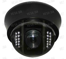 Внутрення купольная CCTV цветная охранная камера видеонаблюдения 1/3&quot; COLOR SONY Super HAD II, Effio-E, 700 TVL, OSD, 0 lux, ИК до 20 м (модель NCDOTIR 21), фото 1