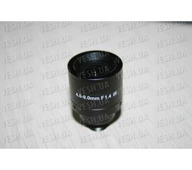 Варифокальный SC объектив для охранных камер видеонаблюдения f=4-9 мм, угол обзора 65-29 °, фото 1