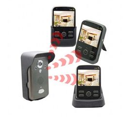 Беспроводный влагозащитный видеодомофон с 3-мя 3,5 дюймовыми экранами, памятью на 100 фотографий, детектором движения и дальностью передачи до 300 метров (модель Kivos KDB301х3) РЕКОМЕНДУЕМ!!!, фото 1