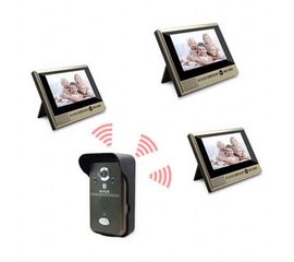 Беспроводный влагозащитный видеодомофон с 3-мя 7 дюймовыми экранами, записью фото/видео и дальностью передачи до 300 метров (мод. Kivos KDB700х3) РЕКОМЕНДУЕМ!!!, фото 1