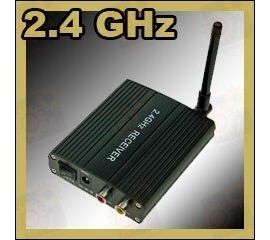 Отдельный приёмник сигналов беспроводных радио видеокамер 2.4 Ghz с A/V  выходом (модель WR-702 ), фото 1