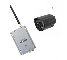 Комплект из беспроводной уличной камеры LICE24 на 2.4 Ghz + приёмник видеосигнала (на выбор), дальностью до 250 метров (модель LICE24W kit), фото 1