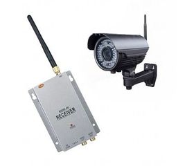 Комплект из беспроводной уличной камеры LIA90 на 2.4 Ghz + приёмник видеосигнала (на выбор), дальностью до 700 метров (модель LIA90W kit), фото 1